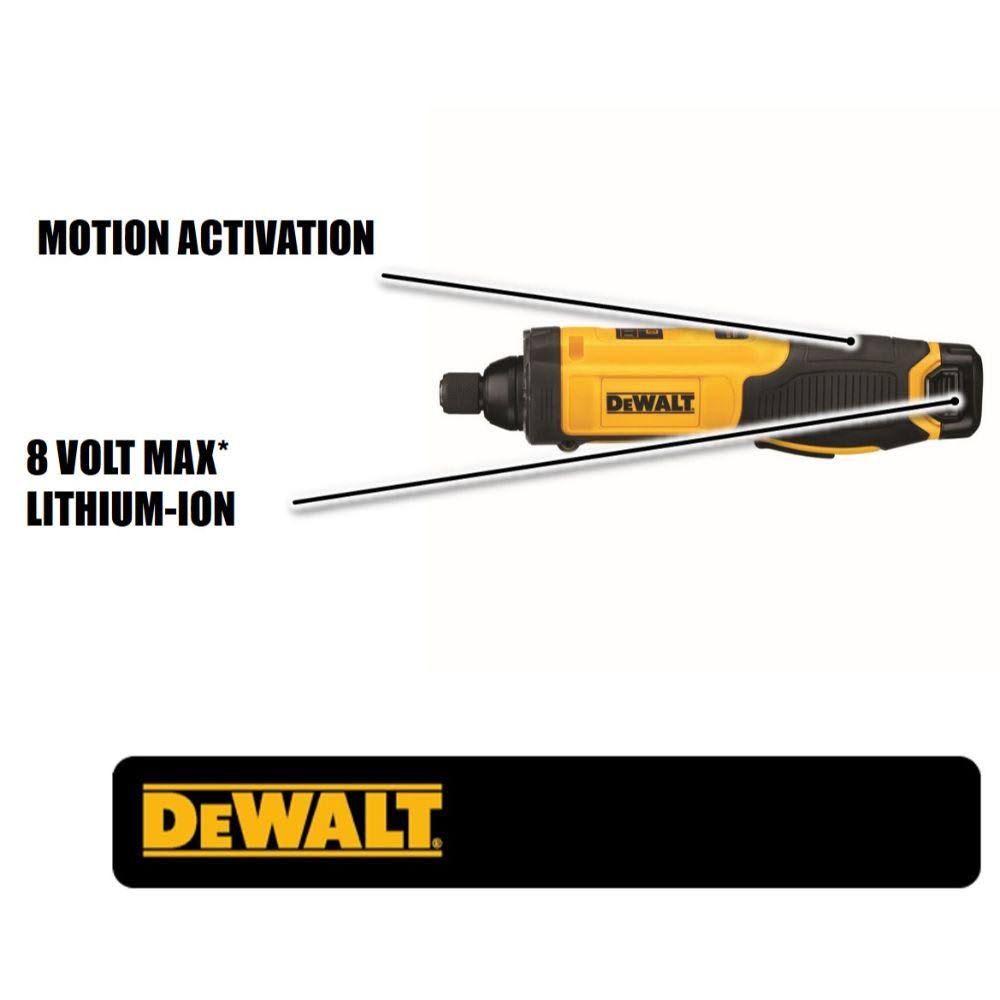 DeWALT DCF682N1 – Screwdriver – cordless – hex socket 0.25 in – 8 V - Image 7