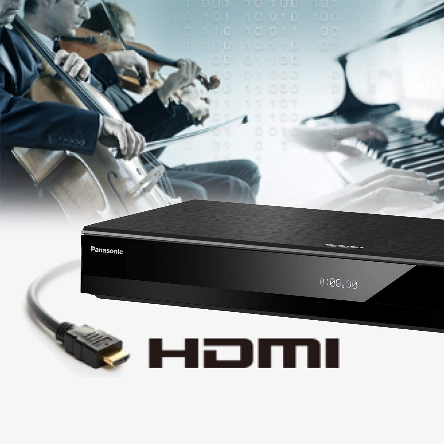 Panasonic Streaming 4K Blu Ray Player with Dolby Vision and HDR10+ Ultra HD Premium Video Playback, Hi-Res Audio, Voice Assist – DP-UB820-K (Black) - Image 7