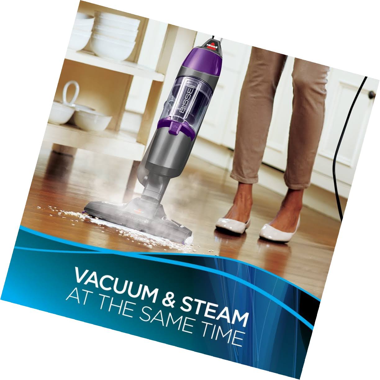 Bissell Symphony Pet 1543A All-in-One Steam Mop Vacuum - Image 5