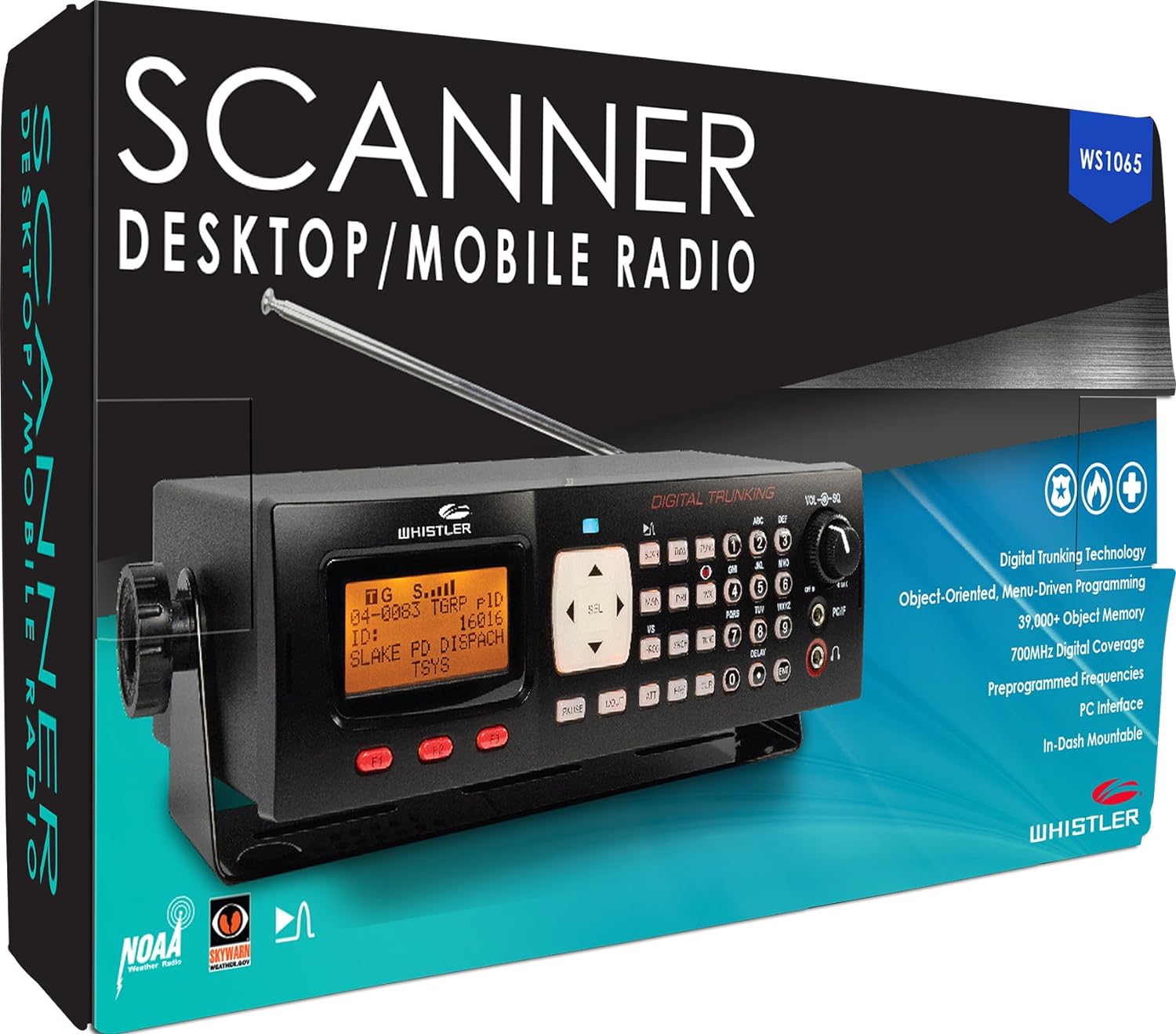 Whistler WS1065 Desktop Digital Scanner,Black - Image 2