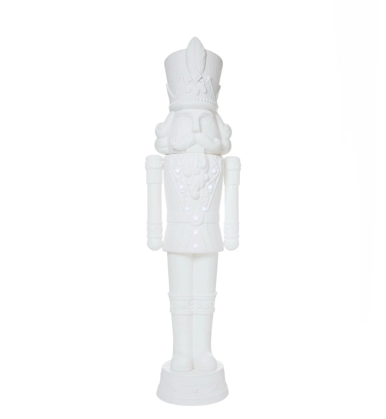 2025 Holiday Time 75?? 6 Foot Nutcracker Christmas Statue Decoration, Lights/Music - Image 2