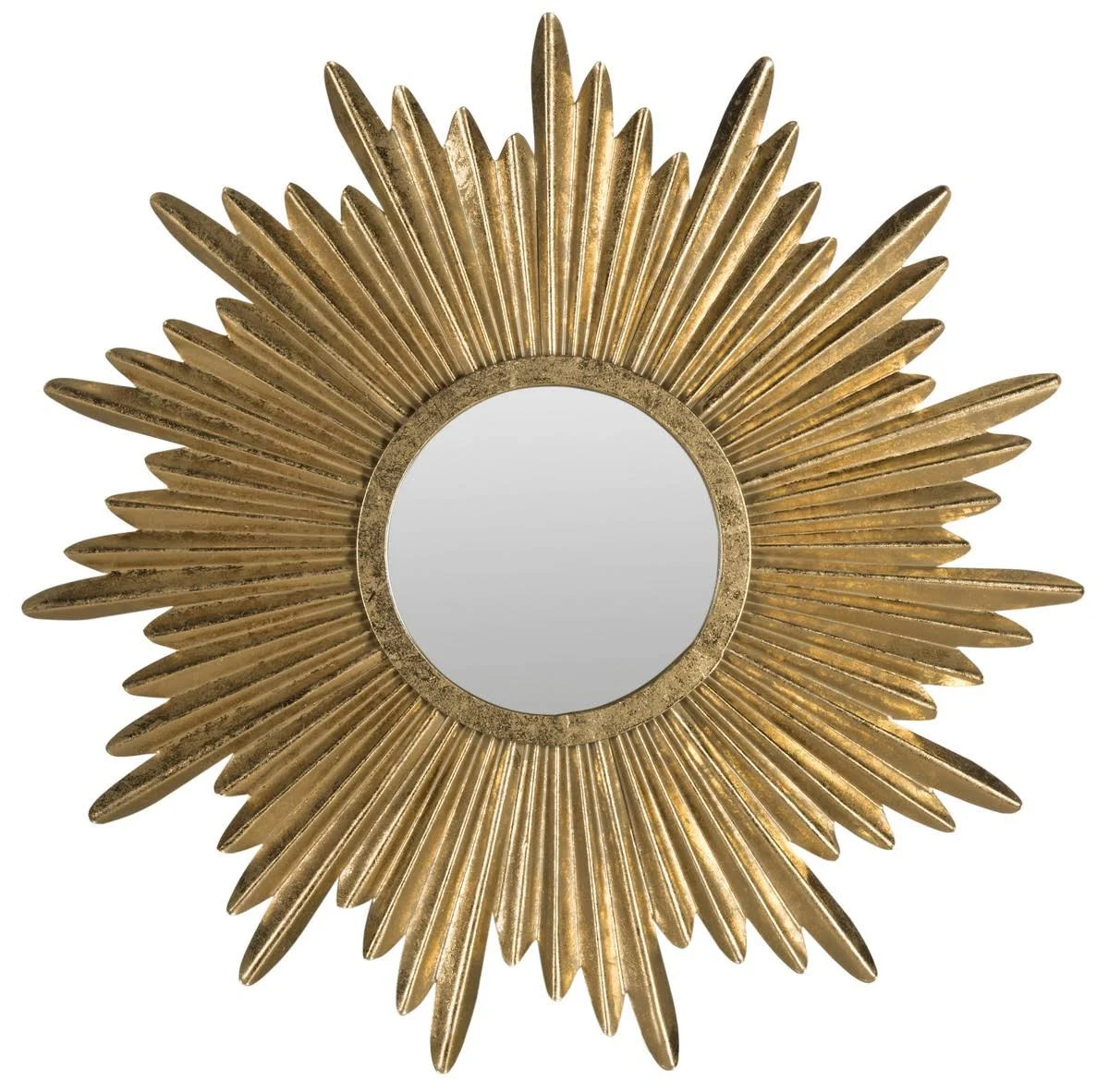 Safavieh Josephine Antique Gold Sunburst Mirror