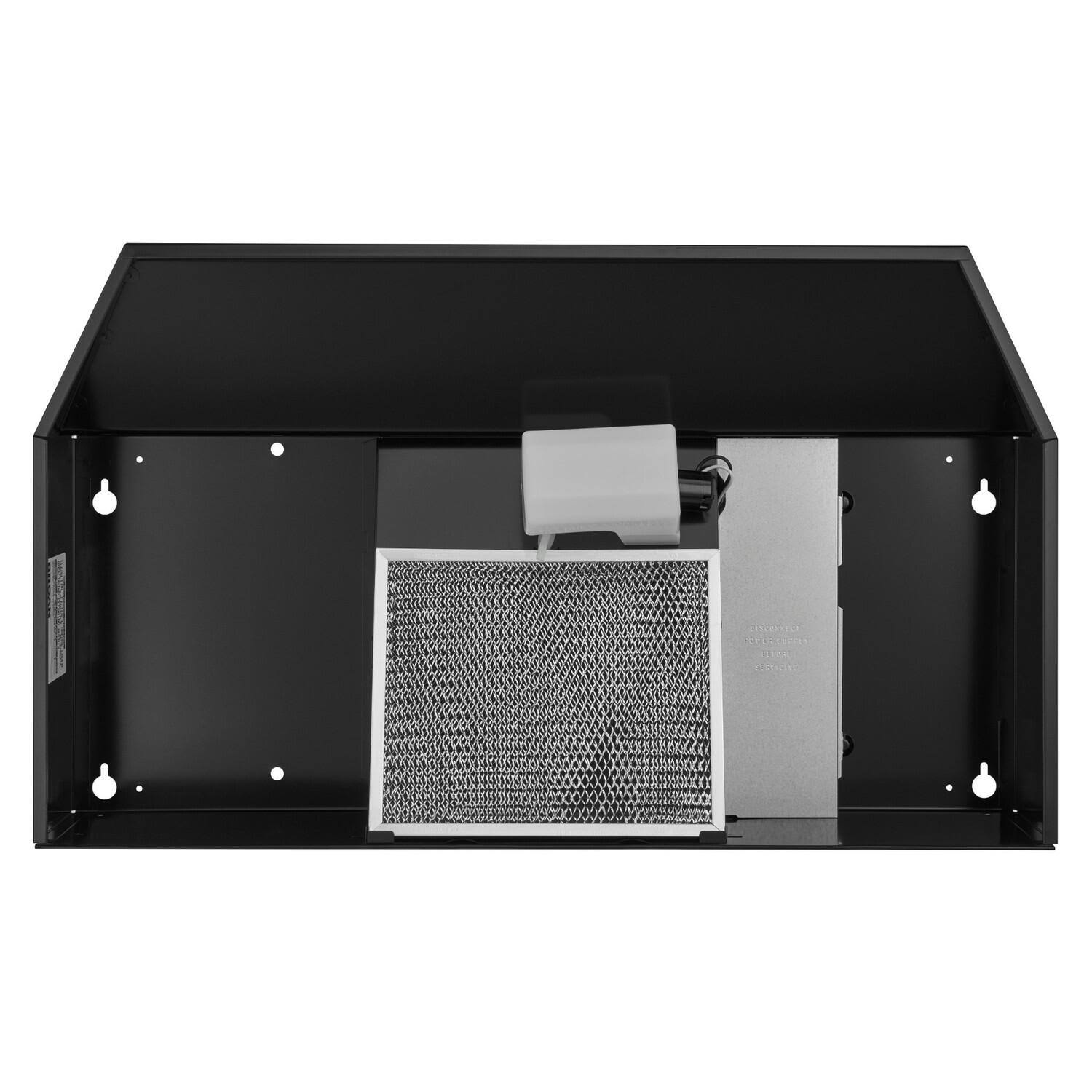 Broan F404223 42 inch Black Convertible Under Cabinet Range Hood - Image 3