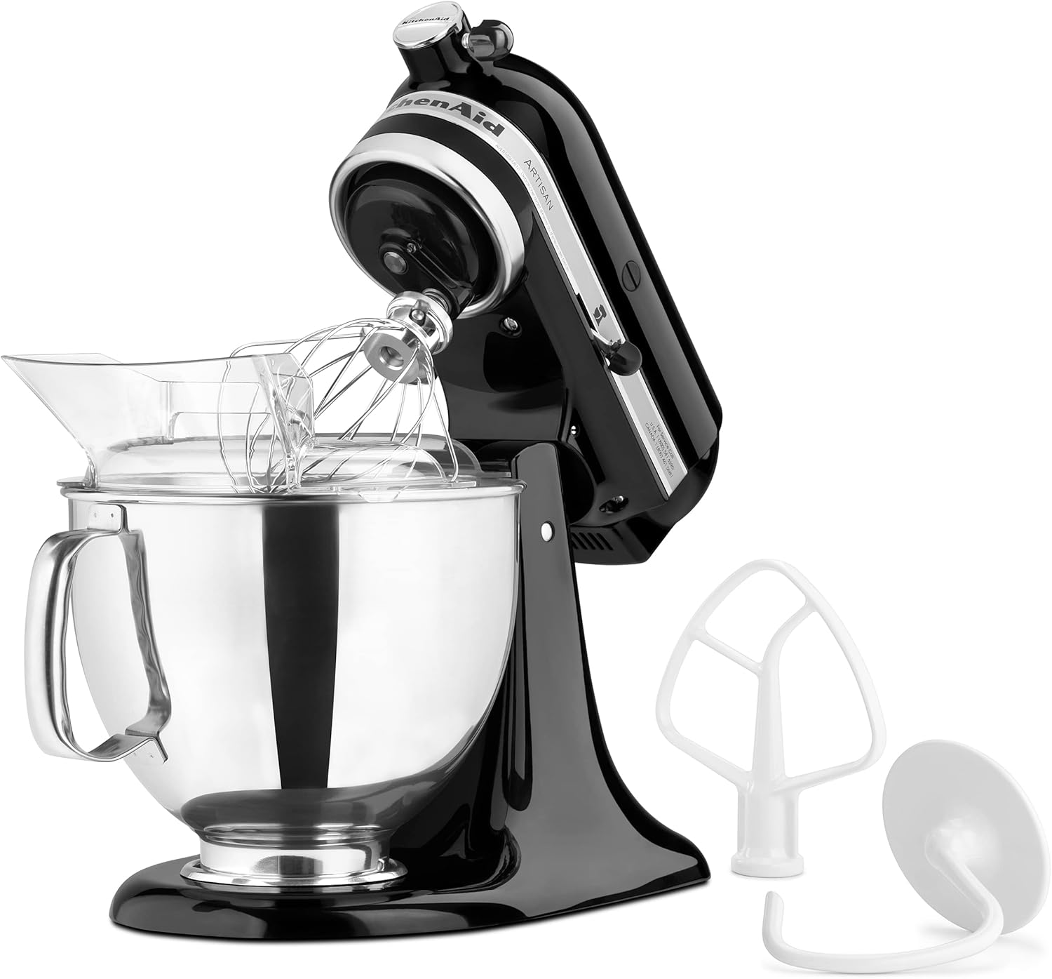 KitchenAid Artisan Series 5 Quart Tilt Head Stand Mixer with Pouring Shield KSM150PS, Cast Iron - Image 101