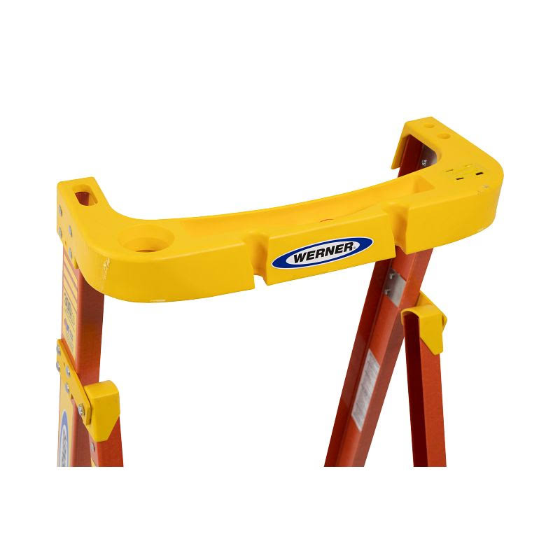 Werner PD6206-4C Podium Stepladder,6 Ft,fiberglass,300 lb - Image 4
