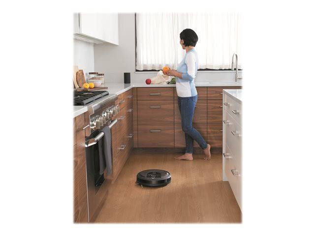 iRobot Roomba i7 (7550) Robot Vacuum – Wi-Fi Connected – Black - Image 3