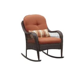 Better Homes & Gardens Azalea Ridge Outdoor Rocking Chair, Orange