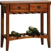 Mission Wine Stand with Glass and Bottle Storage, Two Drawer, for Buffet, Dining, Living Room, Kitchen, Wine Stand and Bar Table, holds 12 glasses and 7 bottles (more when stacked)