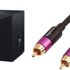 Alternative view of Yamaha 10 100W Powered Subwoofer – Black (NS-SW100BL)