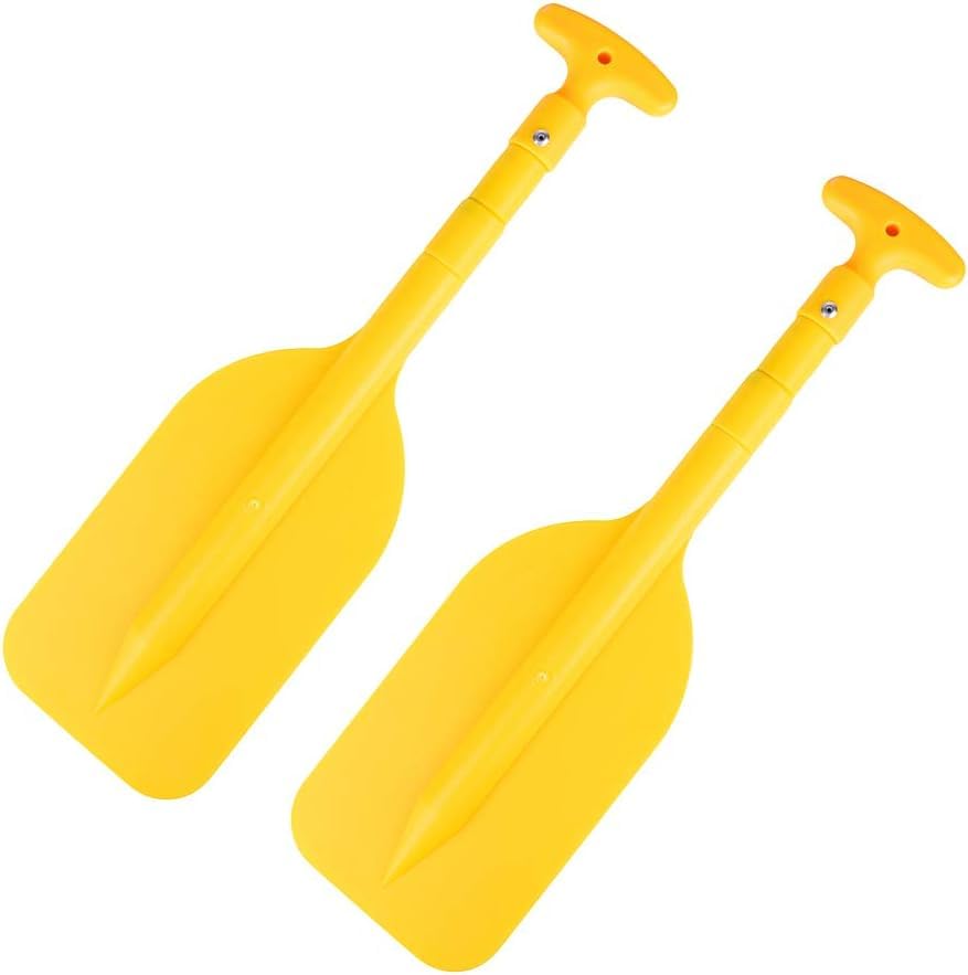 2Pcs Telescopic Kayak Paddle Rafting Boat Paddle Canoe Oars Plastic Aluminum Alloy Boat Oars - Image 5