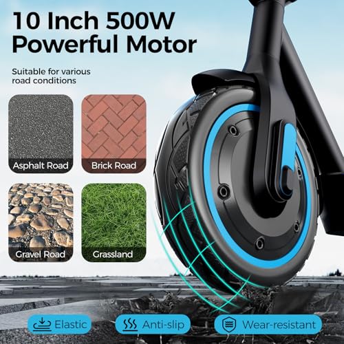 Electric Scooter for Adults, 19/25 Mph Max Speed, 21/25/35 Miles Range,350/500/600W APP Control E-Scooter with 8.5/10 Inflatable tire, Foldable Escooter with App Control, UL 2272 Certified - Image 39
