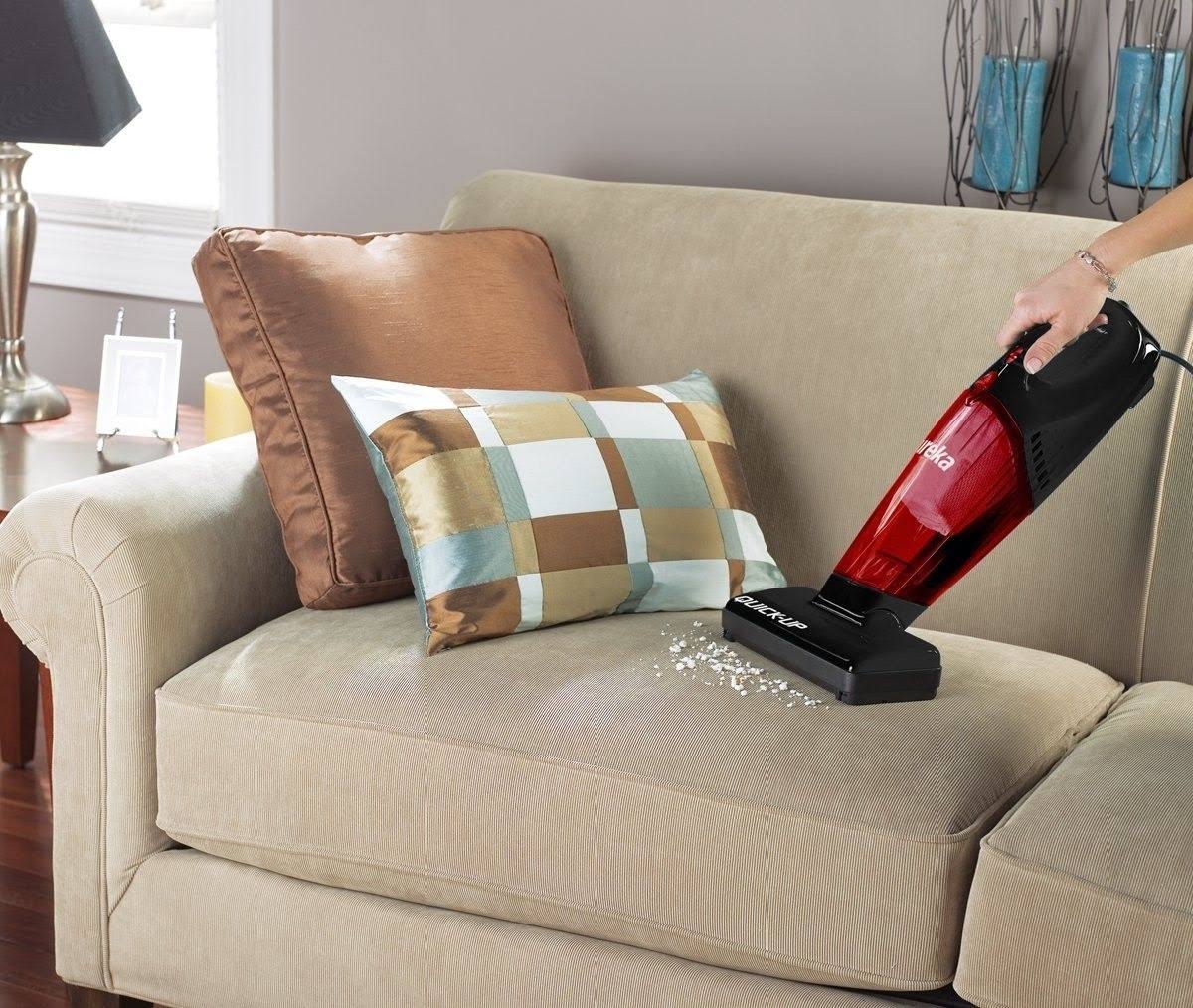 Eureka 2-in-1 Quick-Up Bagless Stick Vacuum Cleaner, Red 169J - Image 2