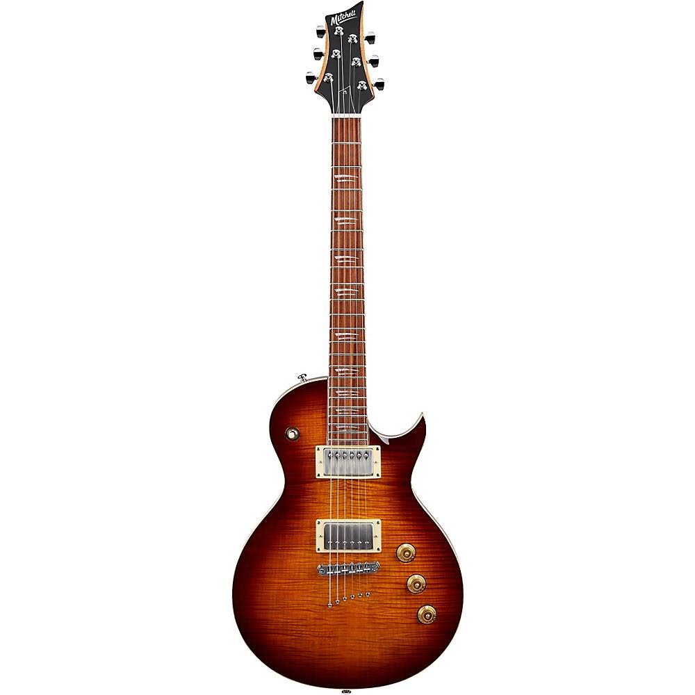 Mitchell MS450 Modern Single-Cutaway Electric Guitar Sunset Burst 194744521553 - Image 3