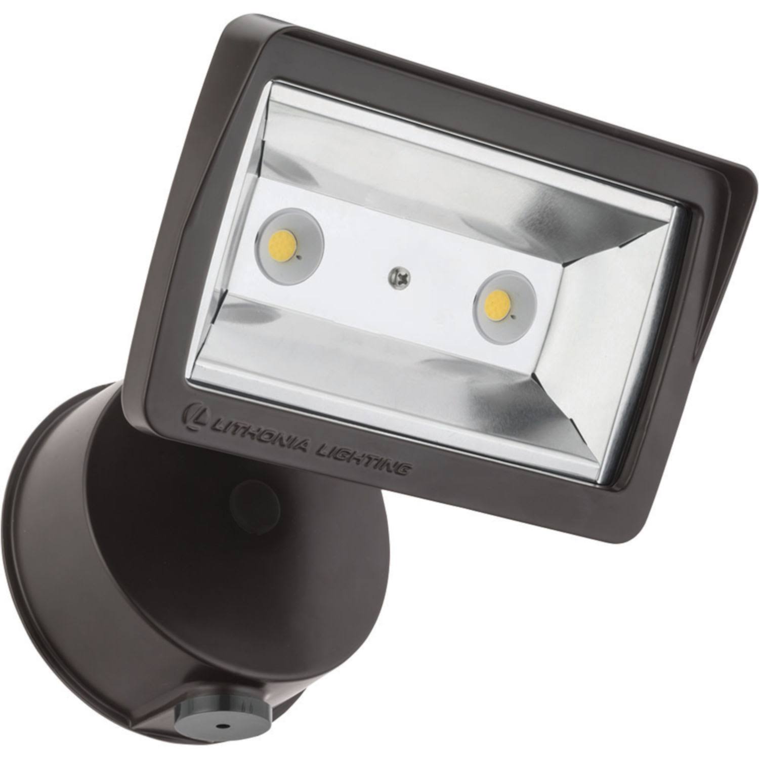 Lithonia Lighting Olfl 14 PE DDB M4 25-Watt Dark Bronze Integrated LED Outdoor Flood Light