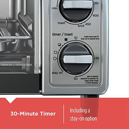 4-Slice Stainless Steel Toaster Oven Black + Decker, Silver - Image 10
