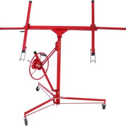 Axonl Drywall Lift, 11 Feet Drywall Panel Lift Hoist, Construction Rolling Caster Lifter for Lifting Panels, 150 lbs Wheel Lockable Drywall Panel Jack Lifter