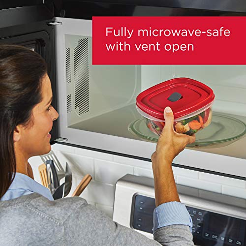 Rubbermaid 16-Piece Food Storage Containers with Lids Bundle (Red) - Image 4