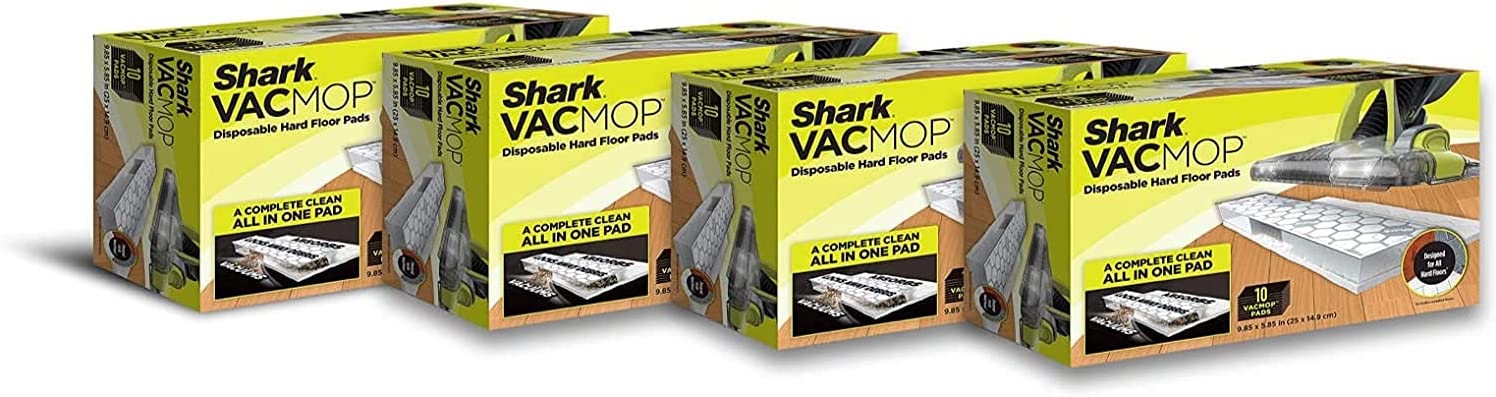 Shark VACMOP Disposable Hard Floor Vacuum and Mop Pad Refills (40 ct.)