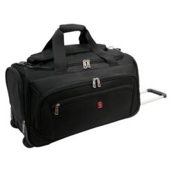 SwissGear Zurich 22×22 Wheeled Duffle, Black