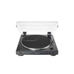Audio-Technica AT-LP60XBT-BK Fully Automatic Belt-Drive Stereo Turntable, Black