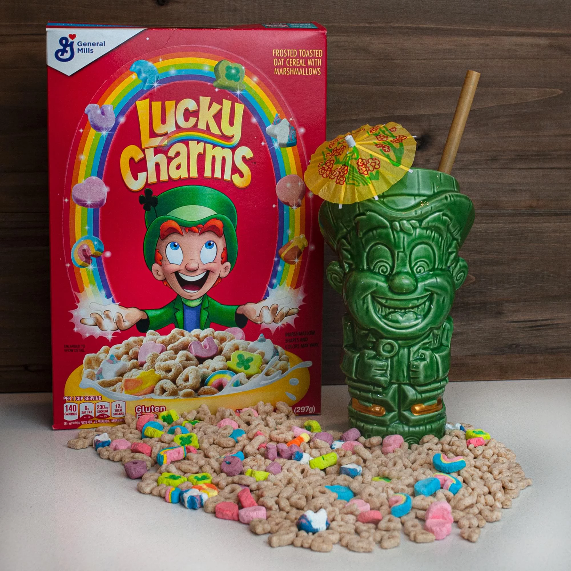Geeki Tikis General Mills 16-Ounce Ceramic Mug | Lucky Charms Lucky the Leprechaun - Image 3