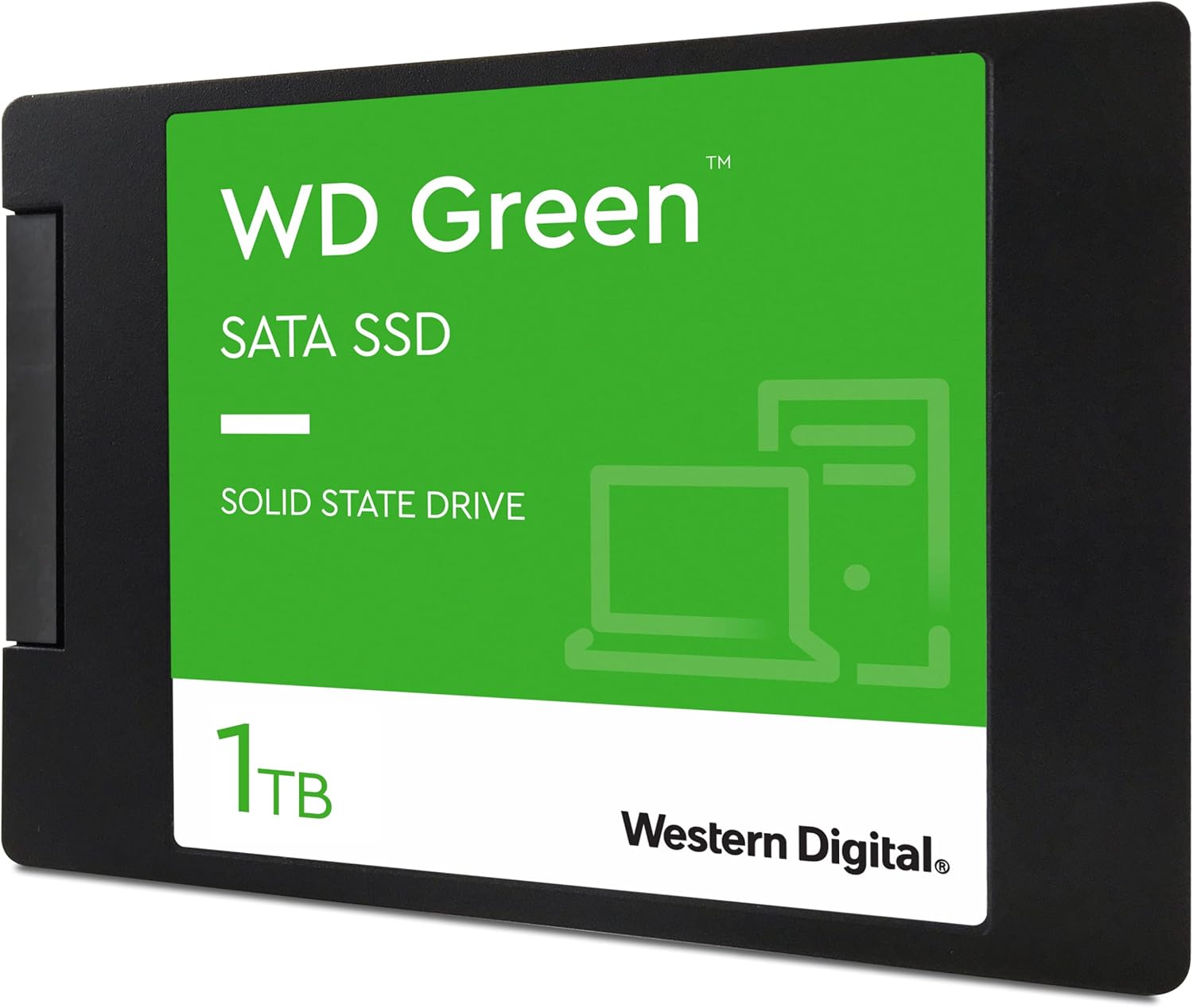 Western Digital 1TB WD Green Internal PC SSD Solid State Drive – SATA III 6 Gb/s, 2.5/7mm, Up to 550 MB/s – WDS100T2G0A - Image 2
