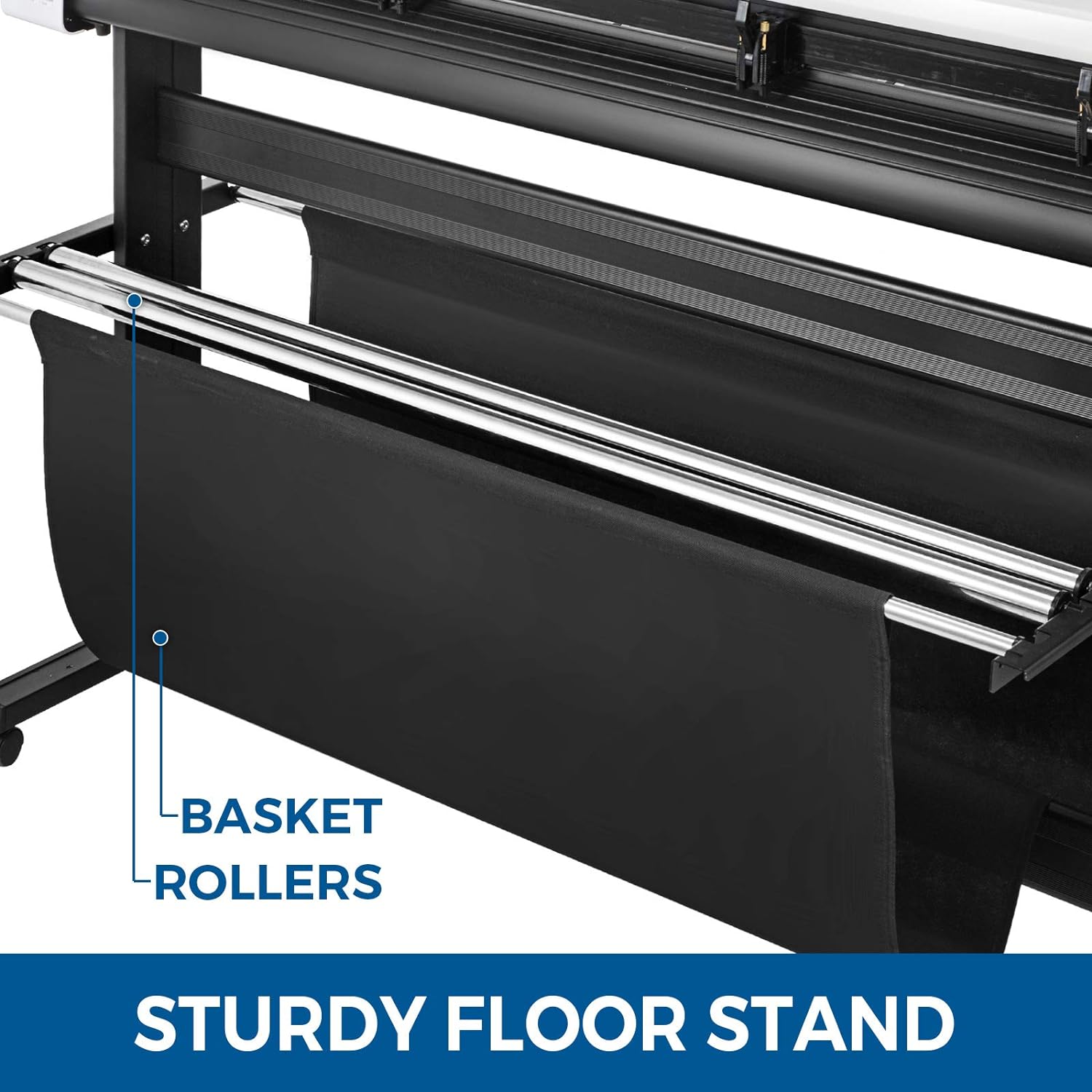 Office Products VEVOR Vinyl Cutter 53 Inch Plotter Machine Automatic Paper Feed Vinyl Cutter Plotter Speed Adjustable Sign Cutting with Floor Stand Signmaster Software - Image 8