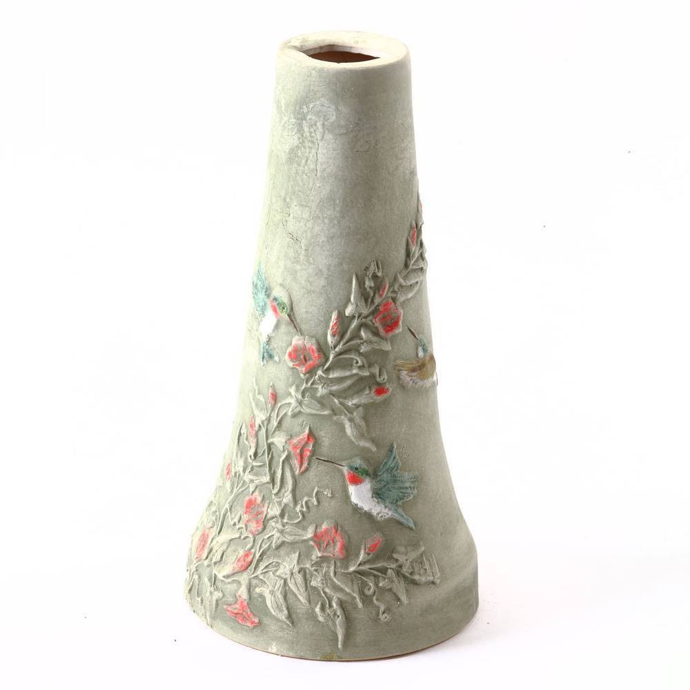 Burley Clay Hummingbird Bird Bath Set - Image 7