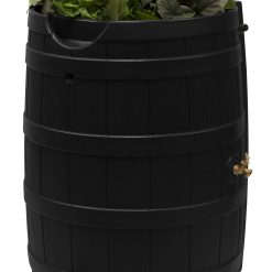 Good Ideas Rain Wizard 65 gal. Rain Barrel, Black