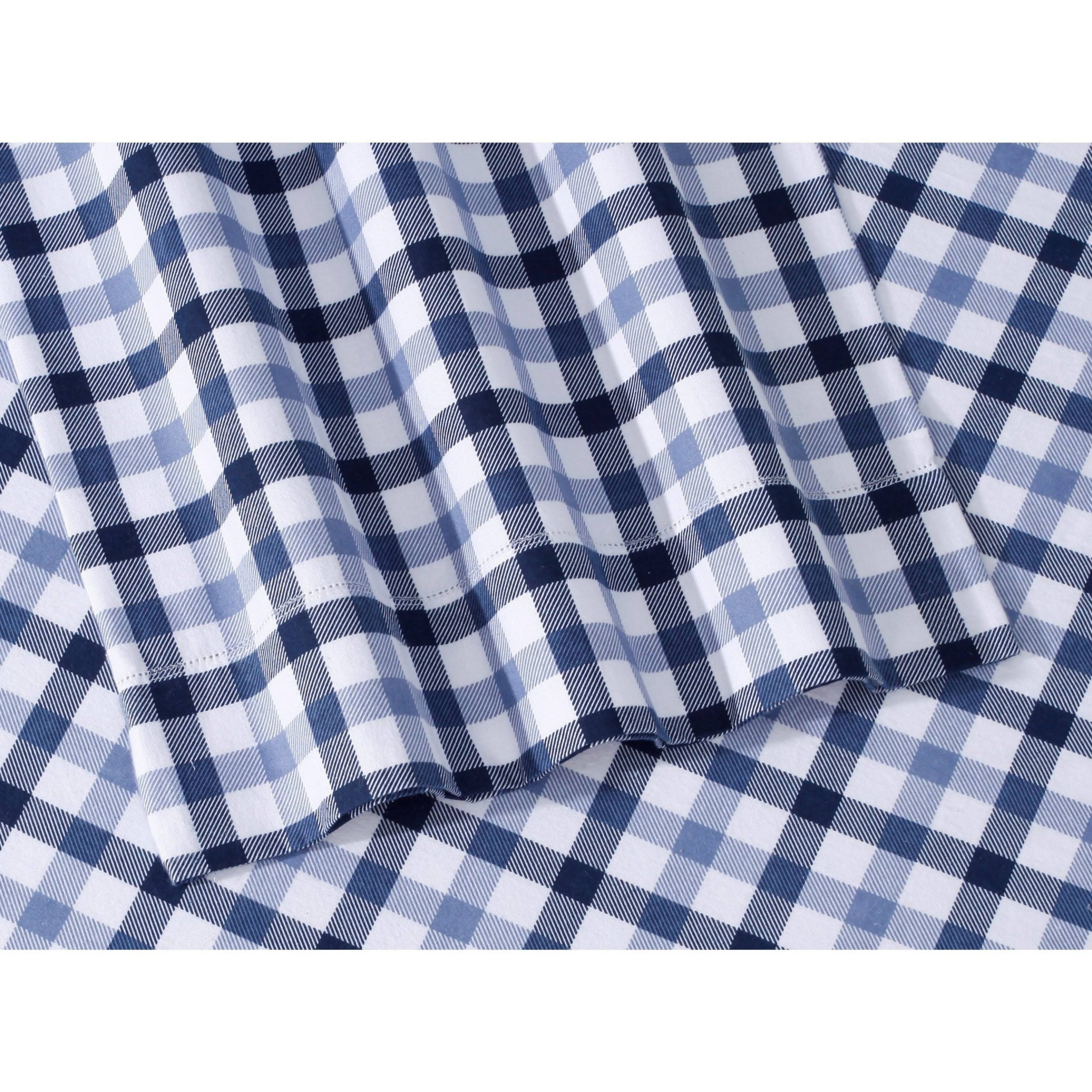 200-gsm Damask Printed Deep Pocket Flannel Sheet Set King - Image 5