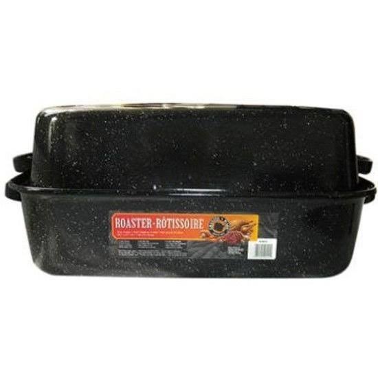 Granite Ware Covered Rectangular Roaster - Image 4