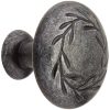 Amerock BP1581WID inspirations Wrought Iron Dark Leaf Cabinet Hardware Knob, 1-1/4×22 Diameter – 25 Pack