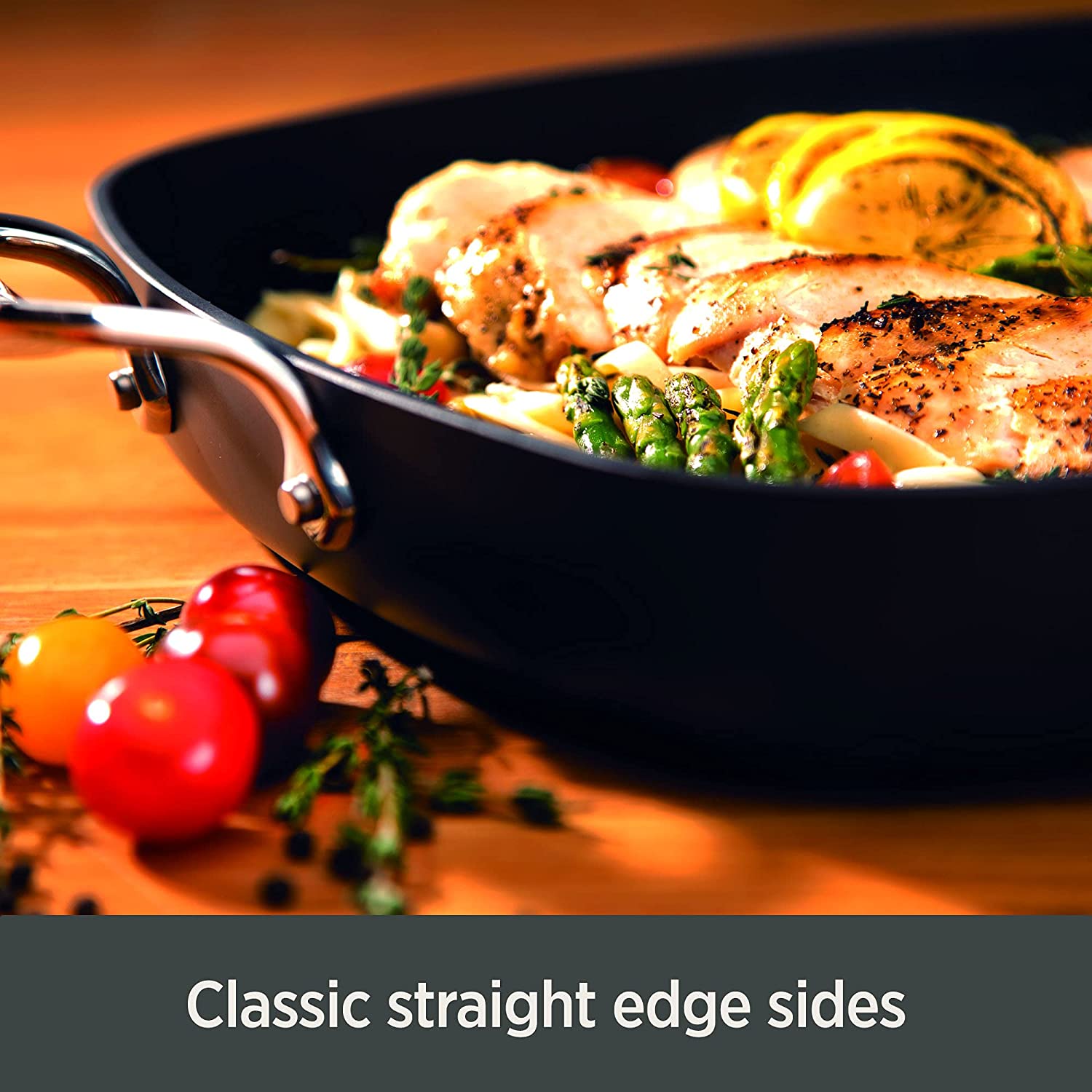 All-Clad H9112S64 Essentials Nonstick Hard Anodized 8.5 and 10.5-inch Fry Pans?? 2 Piece?? Grey - Image 6