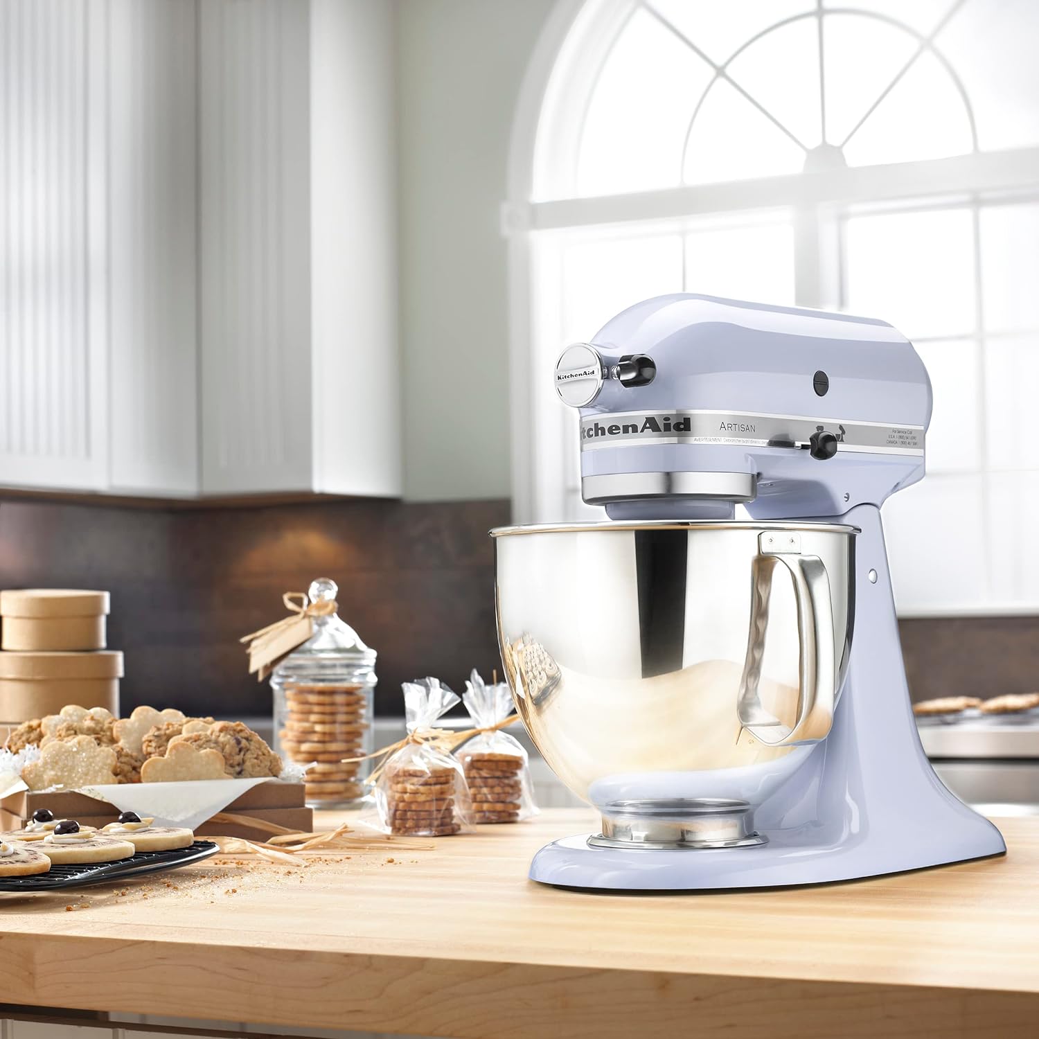 KitchenAid Artisan Series 5 Quart Tilt Head Stand Mixer with Pouring Shield KSM150PS, Cast Iron - Image 75