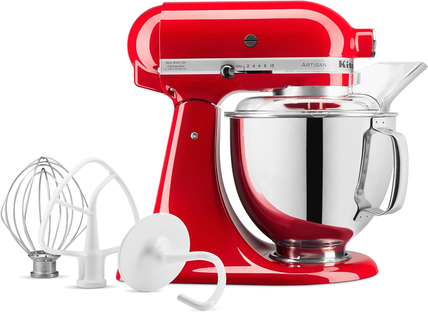 KitchenAid Artisan Series 5 Quart Tilt Head Stand Mixer with Pouring Shield KSM150PS, Cast Iron - Image 110