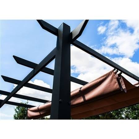 Aleko Fabric Replacement Pergola Canopy – 9 x 9 Feet – Sand - Image 8