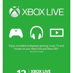 Xbox Live 12-Month Gold Membership (2 Packs)