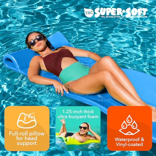 TRC Recreation Foam Swimming Pool Float, Floating Water Lounger, Splash 1.25?? - Image 60