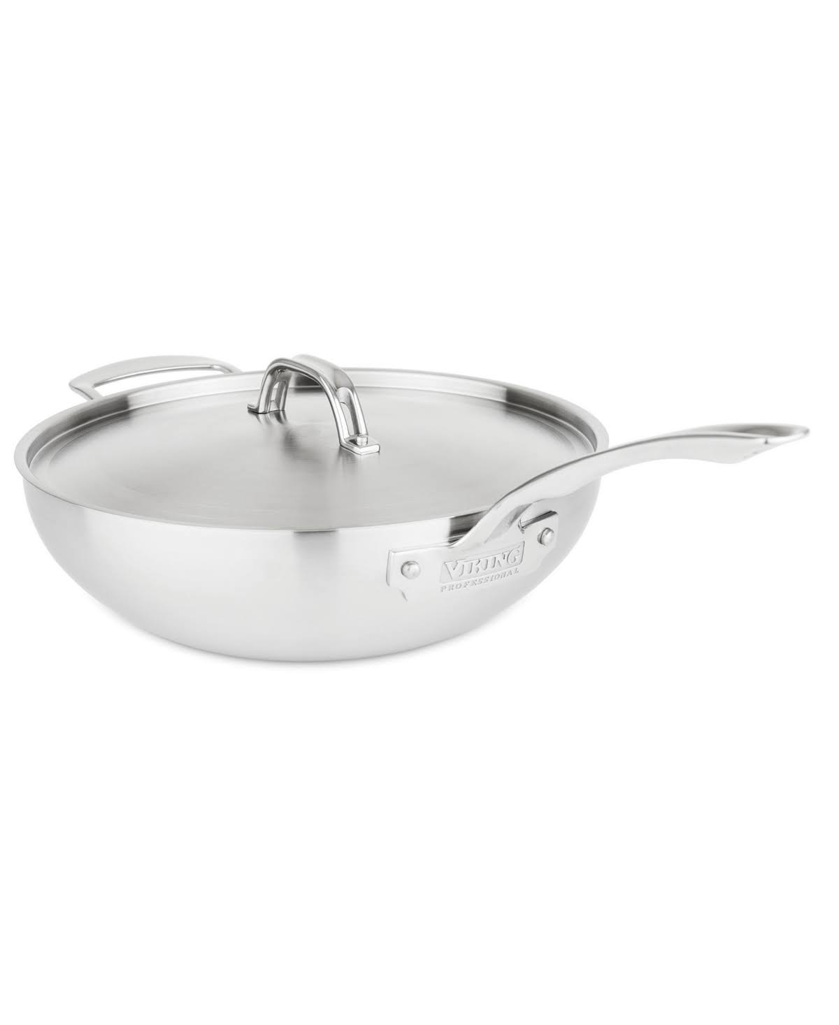 Viking Professional 5-Ply 3-Quart Stainless Steel Saucier - Image 2