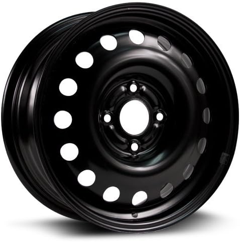 RTX, Steel Rim, New Aftermarket Wheel, 15X6, 4X108, 63.5, 48, black finish X40831