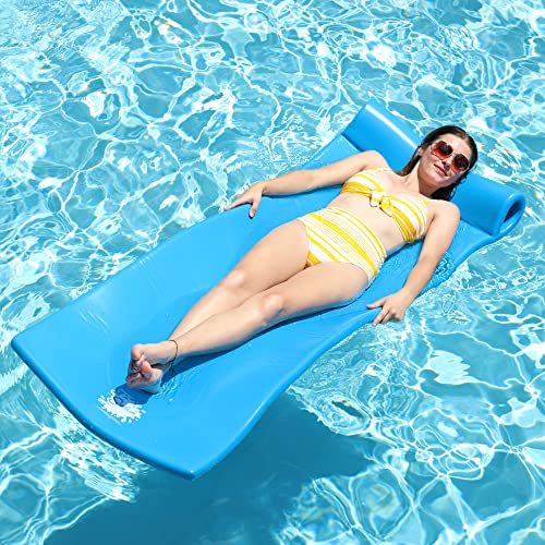 TRC Recreation Foam Swimming Pool Float, Floating Water Lounger, Splash 1.25?? - Image 63