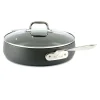All-Clad E7853364 HA1 Hard Anodized Nonstick Dishwasher Safe PFOA Free Saute Pan Cookware, 4-Quart, Black