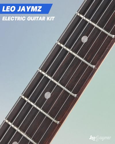 Leo Jaymz 39 Full Size ST Style Electric Guitar Starter Kit with SSH Pickup, 5W Portable Amp, Tuner, Gig Bag, Strap & Accessories (Violet Ocean) - Image 34
