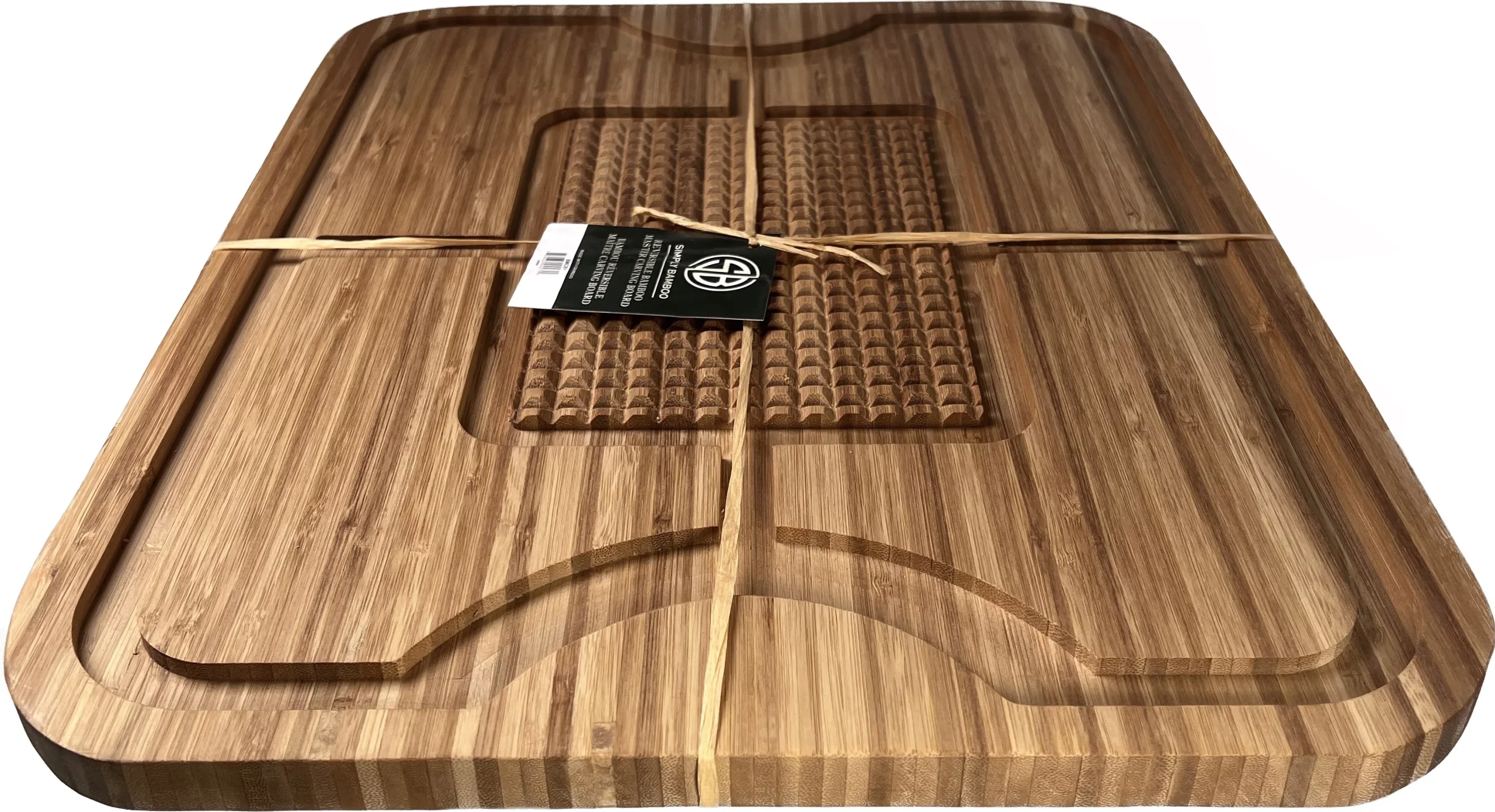 Organic Extra Large Bamboo Cutting Board – Extra Large Wood Cutting Board – Bamboo Carving Board for Meat Cheese and Vegetables ?C Reversible Large Wooden Cutting Boards for Kitchen ?C Reversible Cuttin - Image 3