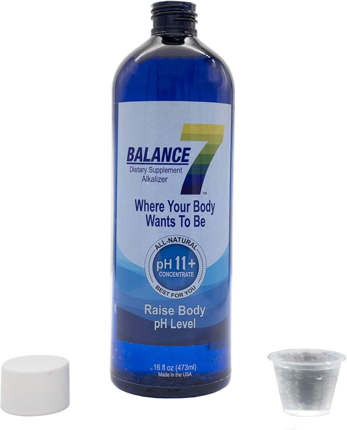 Balance 7 – Alkaline Dietary Supplement – 11+ pH Alkalizing Concentrate and pH Booster Mineral Liquid – pH Balancer (16 fl oz, 6 Bottles) Pack of 2 - Image 4
