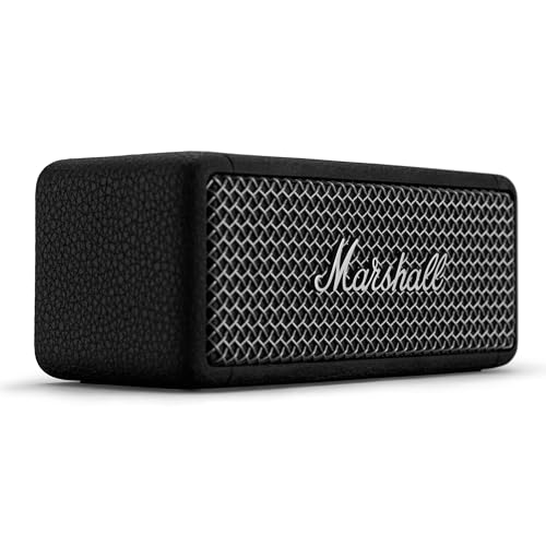 Marshall Emberton II Portable Bluetooth Speaker, Black & Brass - Image 4