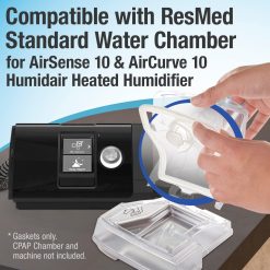 Alternative view of [2 Pack] Impresa Replacement Gaskets for ResMed AirSense 10 Water Chamber – Impresa CPAP Machine Gasket for ResMed AirCurve 10 Supplies Humidair – CPAP Water Chamber Gaskets – CPAP Machine Supplies