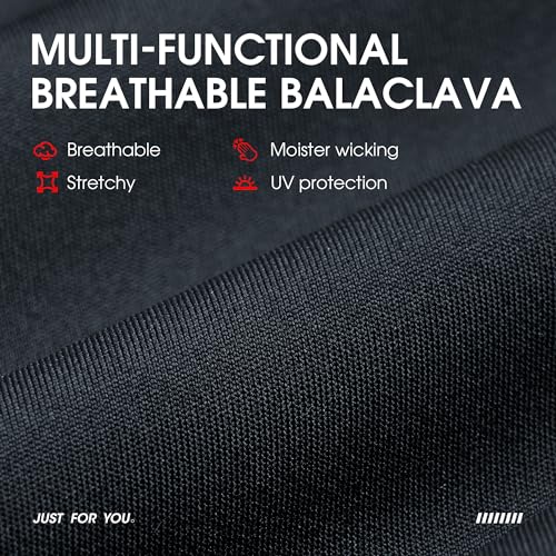 LONGLONG 1/2/3 Pack Balaclava Ski Mask Winter Full Face Mask Men Women, Shiesty Mask Sun Protector for Motorcycle Snowboard - Image 2