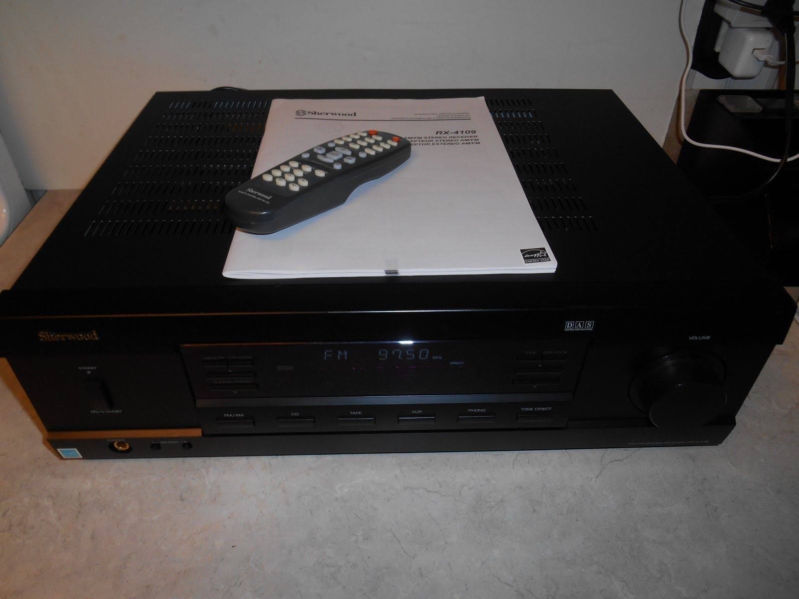 Sherwood Rx-4109 200W Stereo Receiver – Black - Image 9