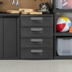 Alternative view of ??Sterilite 4 Drawer Heavy Duty Storage Unit-Grey